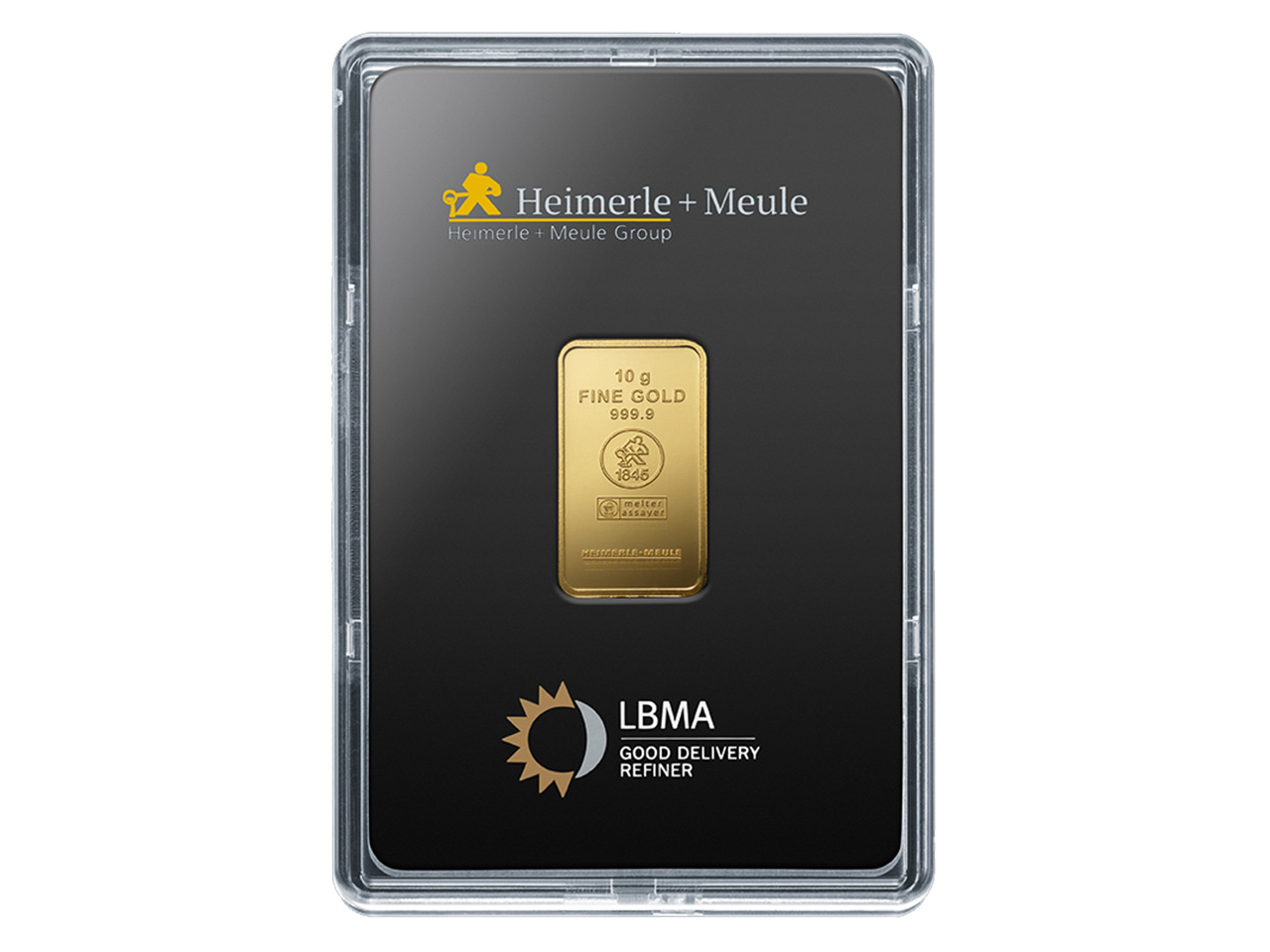Lingot d’Or 10g – Heimerle und Meule (LBMA)