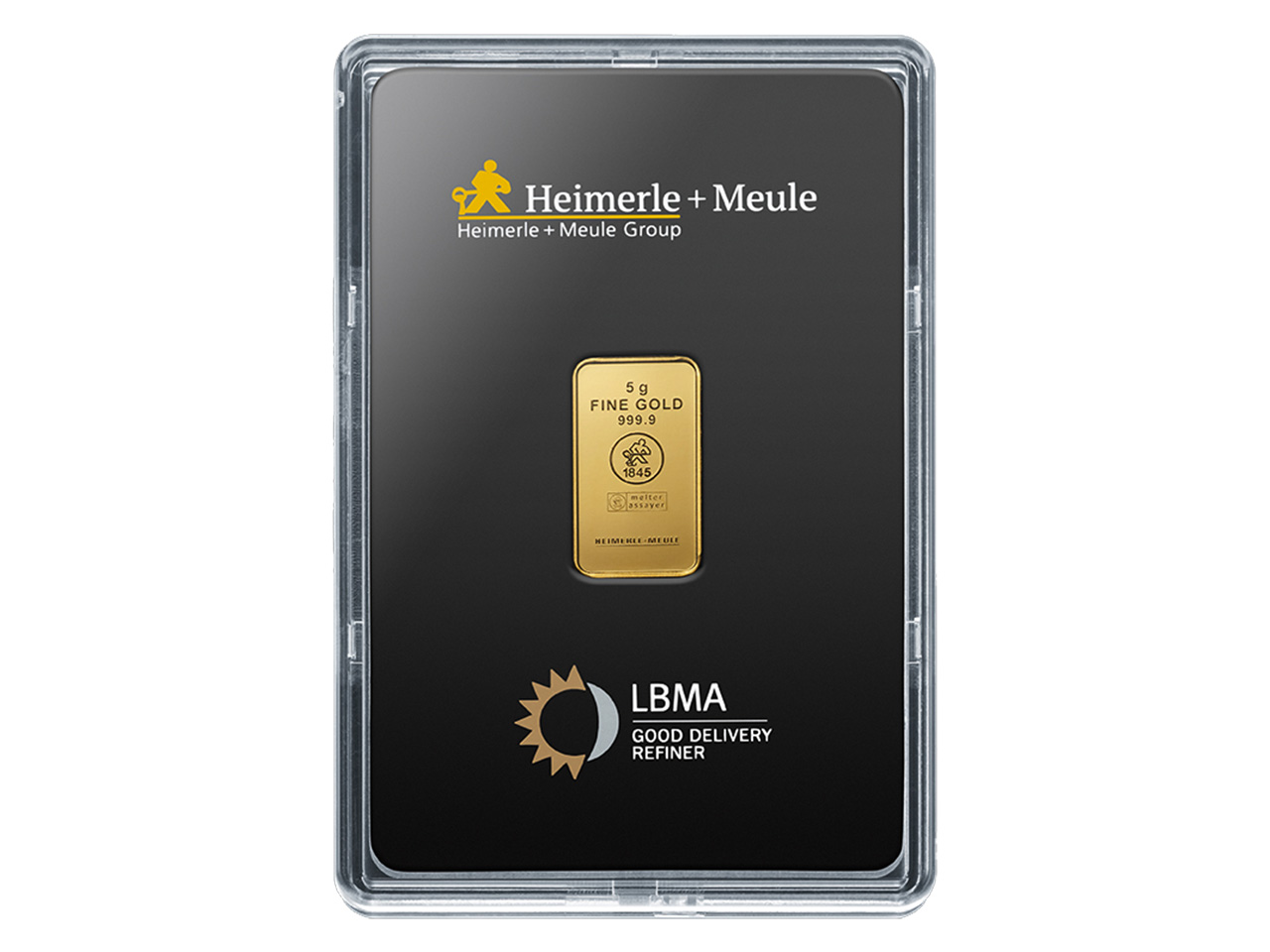 Lingot d’Or 5g – Heimerle und Meule (LBMA)
