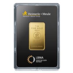 Lingot d’Or 1 Once – Heimerle und Meule (LBMA)