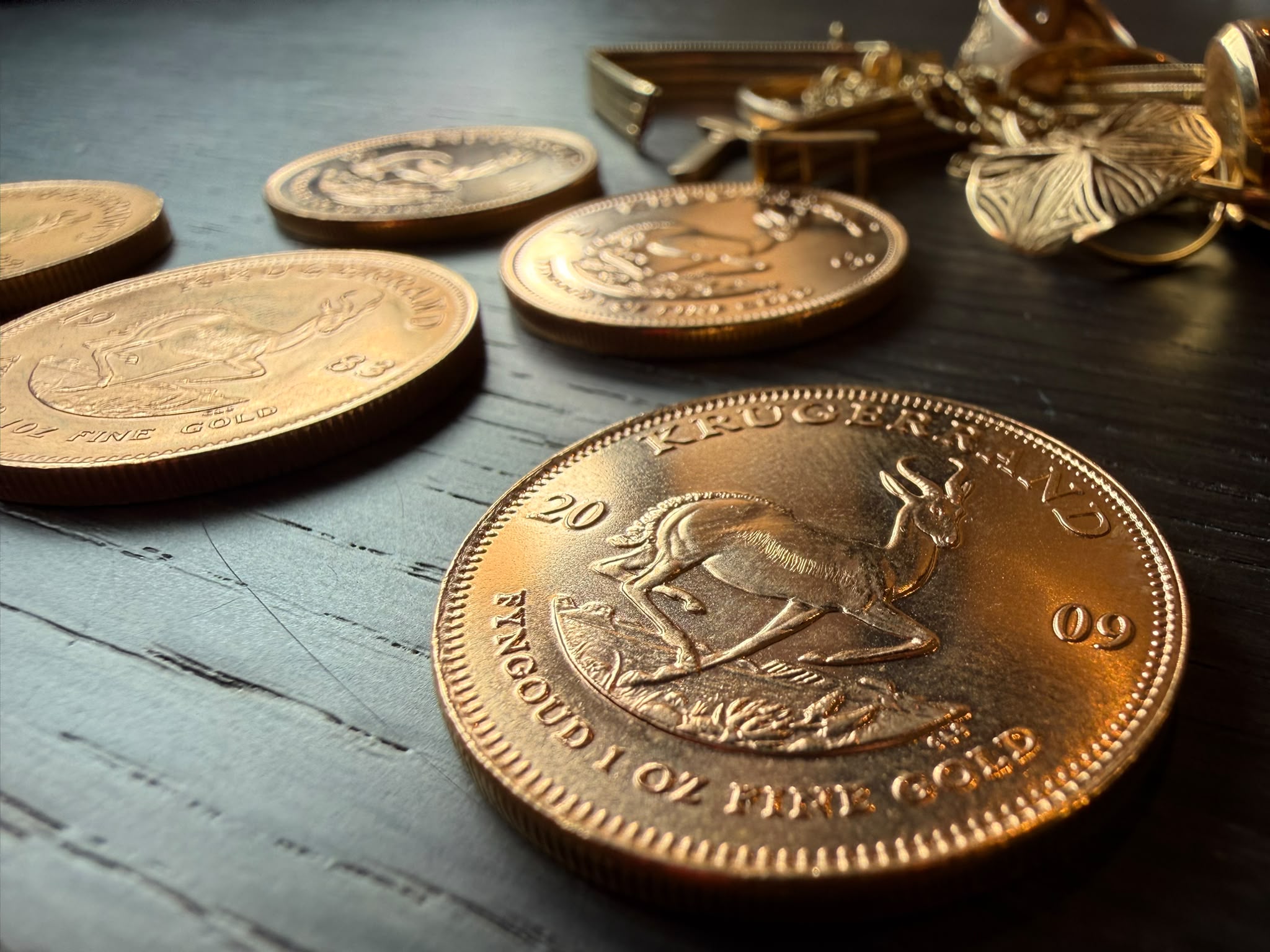 Pièces d'or Krugerrand et bijoux en or rachetés au cours du jour — LuxGold Arlon